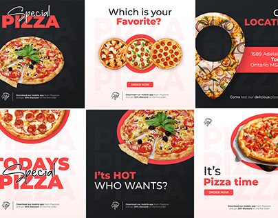 Socal Media Post for Pizza