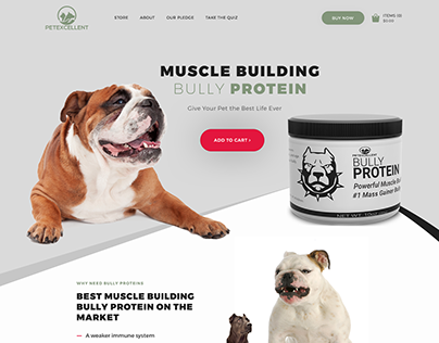 Bully protein for muscle building (DOG)