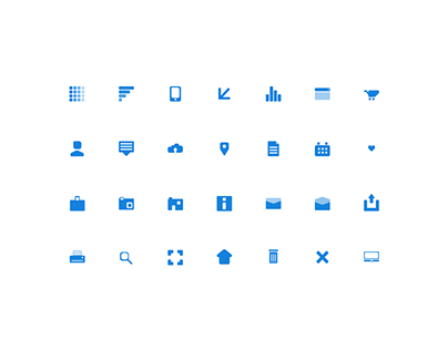 Rounded corners icons