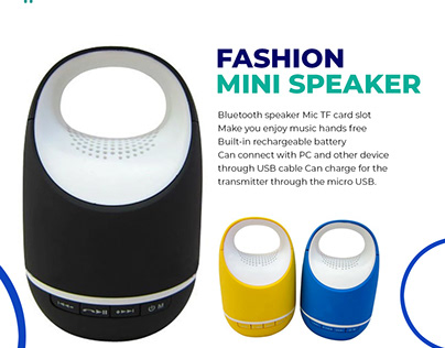 Promotional Gift Items - Fashion Mini Speaker