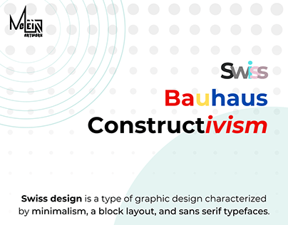 POSTER | In Swiss, Bauhaus, and Constructivism Style