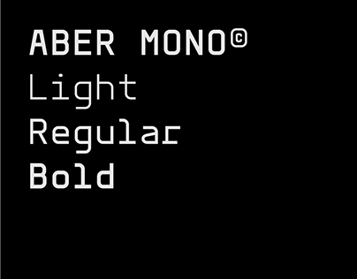ABER MONO (free typeface)