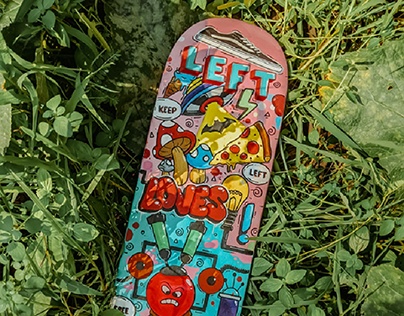 Custom skateboard s by Left