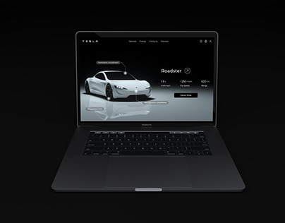 Tesla Landing Page - UI design - Figma