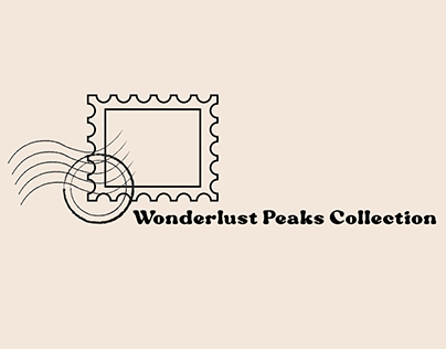 Wonderlust Peaks Collection / Luggage Label
