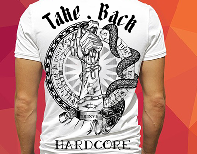 Take Back Hardcore- Merch Design | Illustration