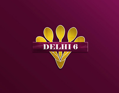 DELHI 6 Family Restaurant Logo Design
