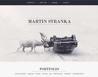 Martin Stranka portfolio - Web design