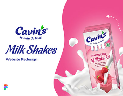 Cavin's Milkshake | Website Redesign