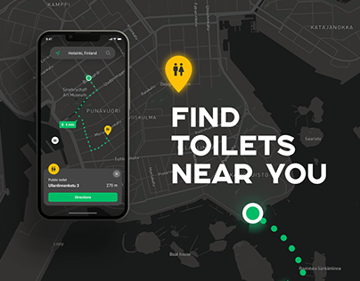 Toilet finder app