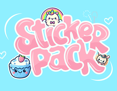 Sticker Pack- cute stickers design