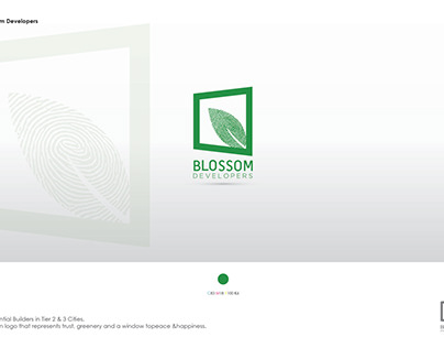 Brand identity of Blossom Developers - Real Estate