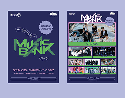 Music Bank Event Poster