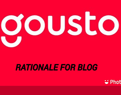 Rationale for Gousto Blog