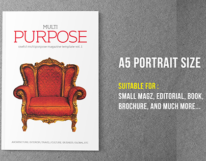 Purpose A5 Portrait Template (V.01)