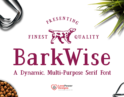 BarkWise - Multi-Purpose Serif Font