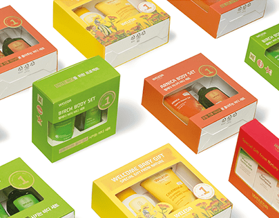 WELEDA SET PACKAGE DESIGN PROJECT for OLIVE YOUNG