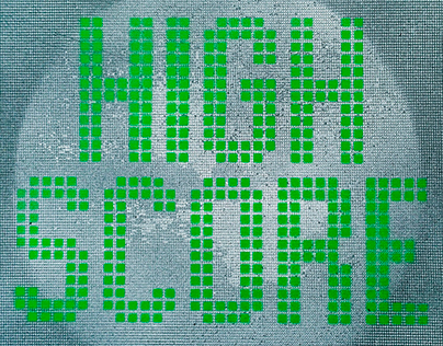 Green Arcade Game Type - High Score