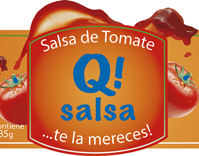 Diseño de Etiqueta para Salsa de Tomate