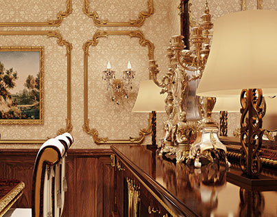 Baroque style living