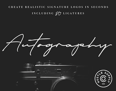 Autography - A Signature Script Typeface