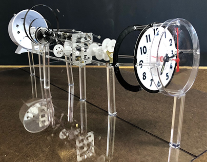 Exploded View Clock Model