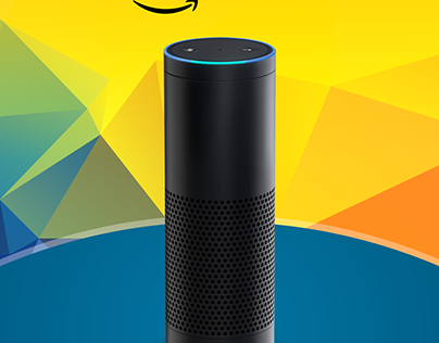Amazon Echo – Giveaway Poster Design