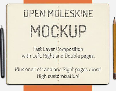 Moleskine® MockUP Free download