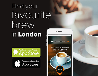 Coffee Locator App Mockup