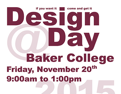 Design Day - Promotional Poster