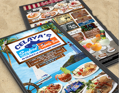 Celaya's Seafood and Sports Bar: Restaurant Branding