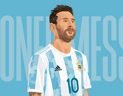 Lionel Messi Illustration