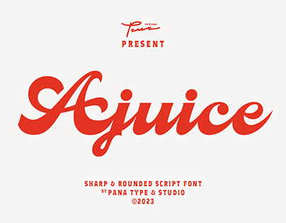 Ajuice Script Font