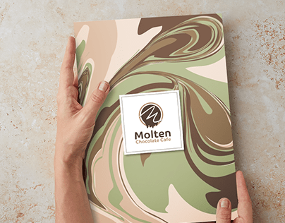 Menu and Packaging design - Molten Chocolate Cafe