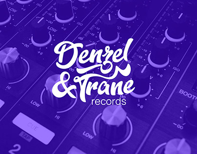 Логотип для студии звукозаписи Denzel & Trane records