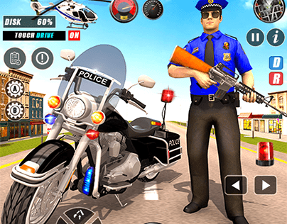 POLICE MOTO BIKE CHASE