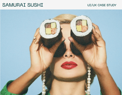 Food Delivery Website: Sushi