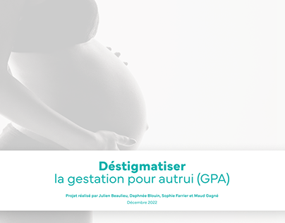 Déstigmatiser la gestation pour autrui (GPA)