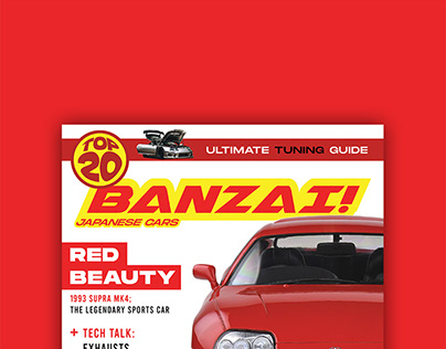 Project thumbnail - Banzai! - Magazine Cover