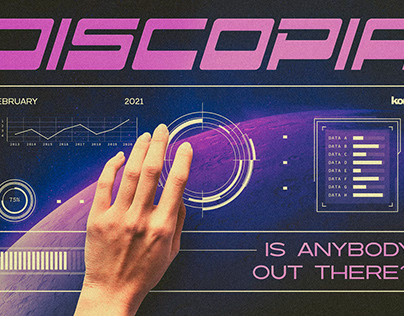 Discopia - Futuristic Tech Fonts