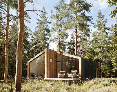 MODULAR HOUSE IN THE FOREST
