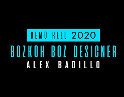 Demo Reel 2020 Bozkoh Boz Designer