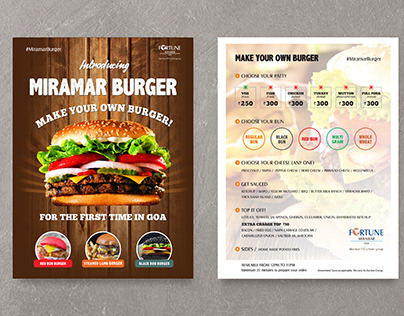 Burger Festival Campaign - Fortune Miramar - Goa
