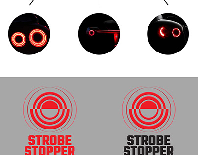 Logo presentation for Strobe Stoppers
