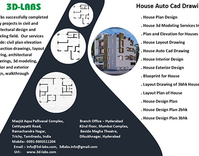 House Auto Cad Drawing