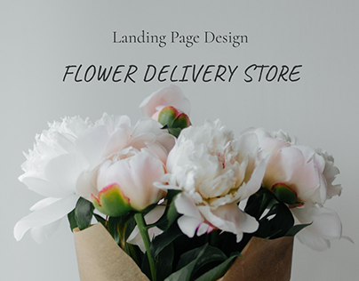 Landing Page For Flower Shop