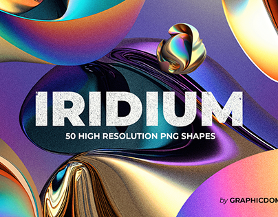 Iridium 50 PNG Abstract Shapes
