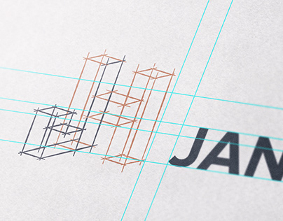 Jansen Houtbouw (NL) Logo & notepad design