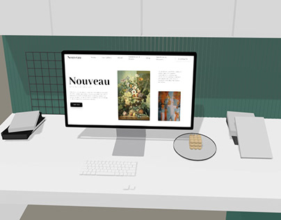3D web design Nouveau