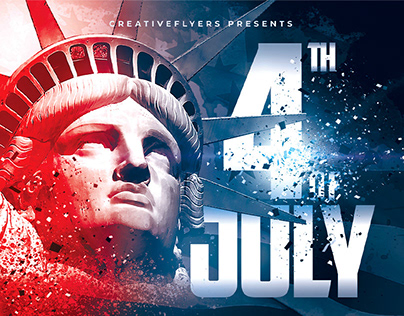 4th Of July Flyer Template - Photoshop Files